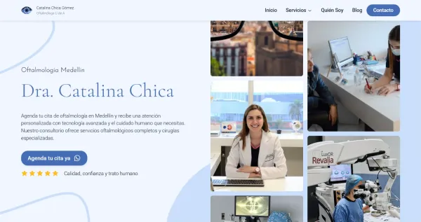 Dra. Catalina Chica portfolio project