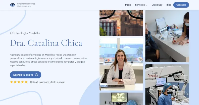 Dra. Catalina Chica portfolio project